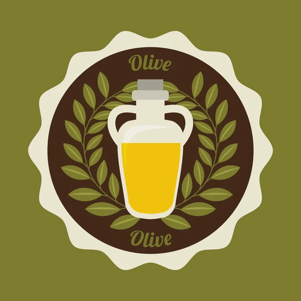 Aceite de oliva — Vector de stock