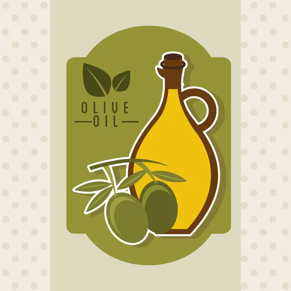 Aceite de oliva — Vector de stock