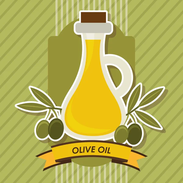 Aceite de oliva — Vector de stock