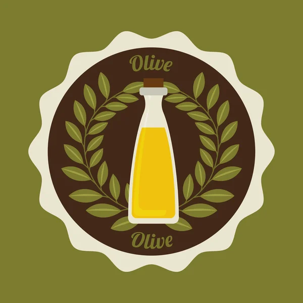 Aceite de oliva — Vector de stock