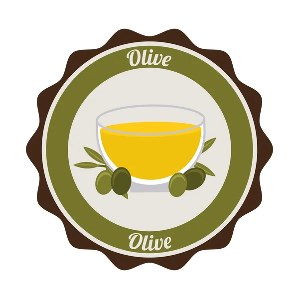 Aceite de oliva — Vector de stock