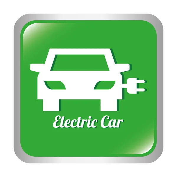 Coche eléctrico — Archivo Imágenes Vectoriales