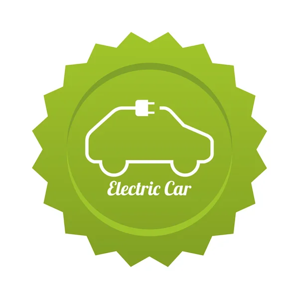 Coche eléctrico — Archivo Imágenes Vectoriales