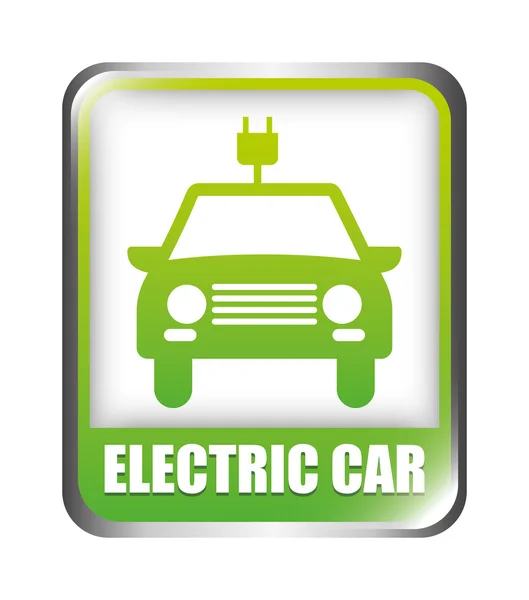 Coche eléctrico — Archivo Imágenes Vectoriales