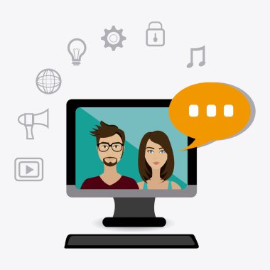 Sohbet mobil tasarım.