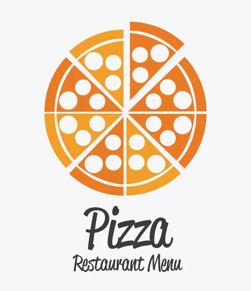 Pizza ontwerp. — Stockvector