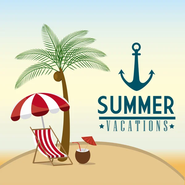 Summer design. — Stock Vector