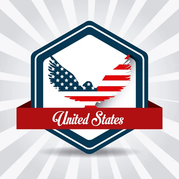 USA ontwerp. — Stockvector