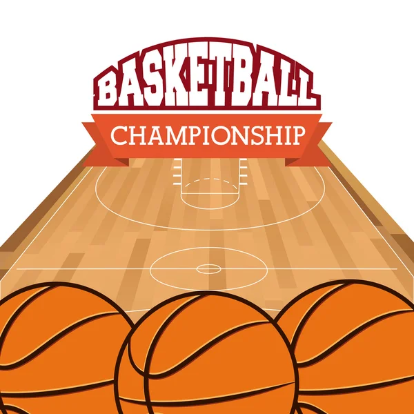 Basketball championship — Stock Vector