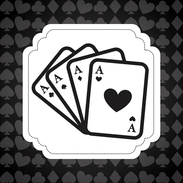 Icono del casino — Vector de stock