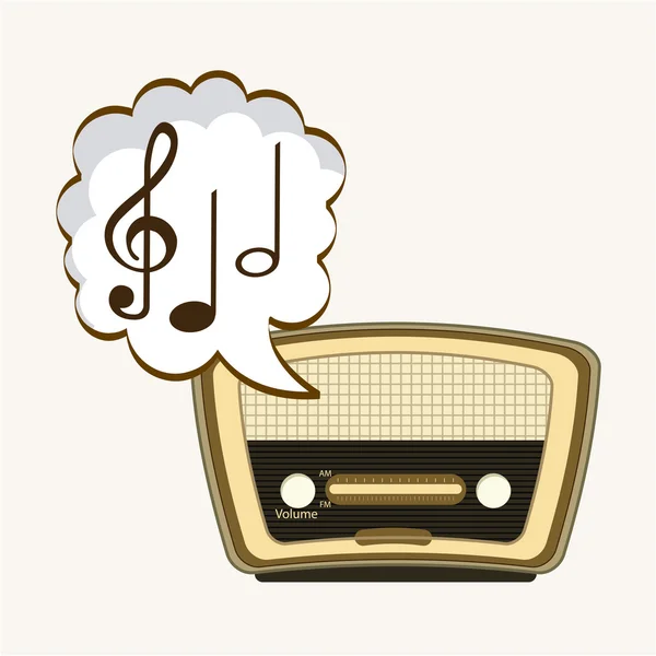 Music player — Stock Vector