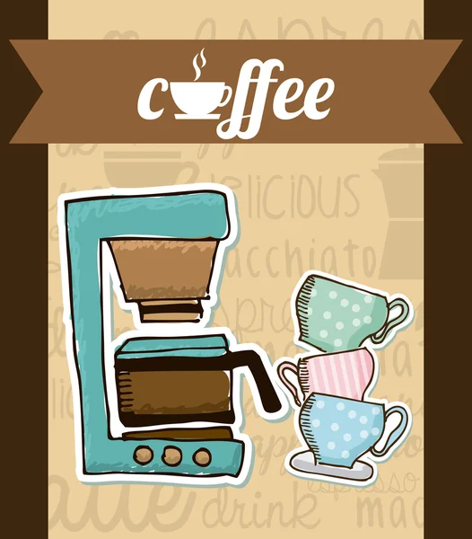 Смачну каву — стоковий вектор