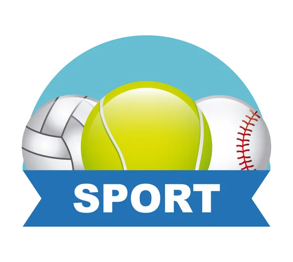 Emblema desportivo — Vetor de Stock