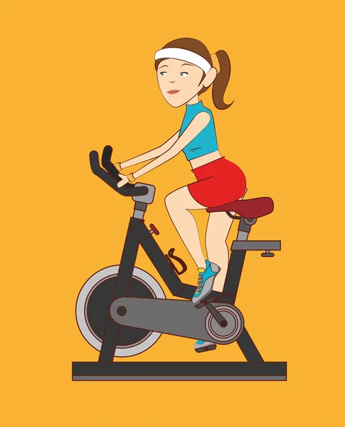 Diseño de fitness . — Vector de stock