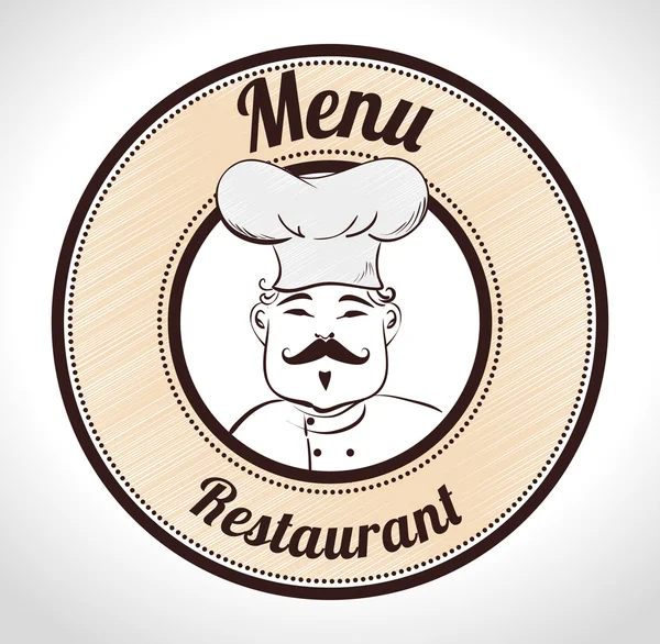 Diseño del restaurante . — Archivo Imágenes Vectoriales