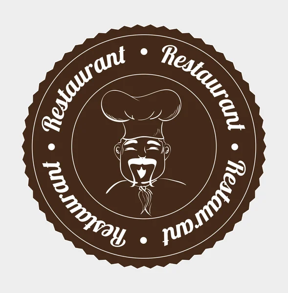 Restaurantdesign. — Stockvektor