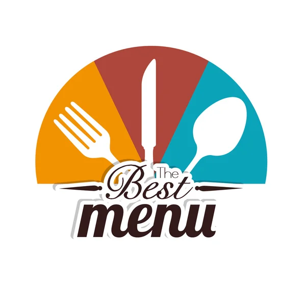 Diseño del restaurante . — Vector de stock