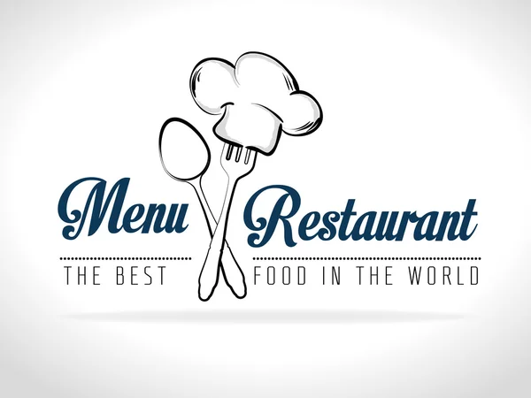 Diseño del restaurante . — Vector de stock