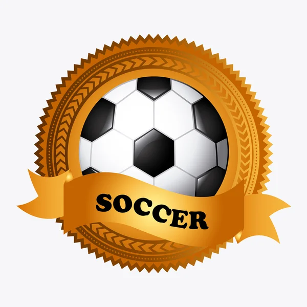 Fútbol de fútbol — Vector de stock