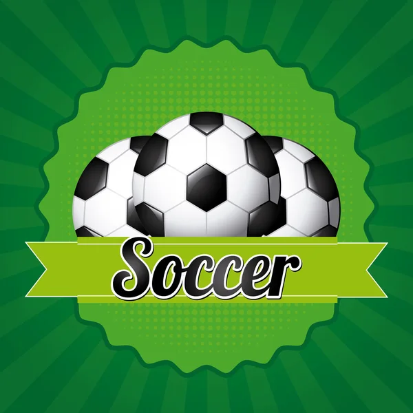 Fotbalový fotbal — Stockový vektor