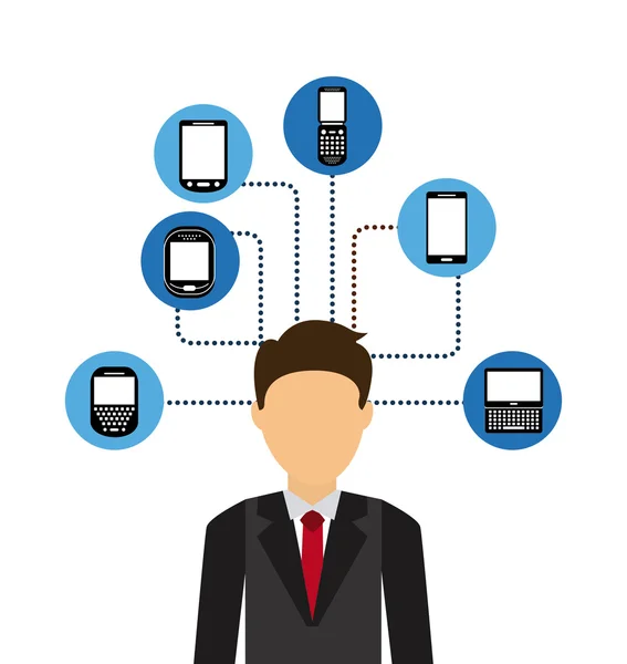 GSM-technologie — Stockvector