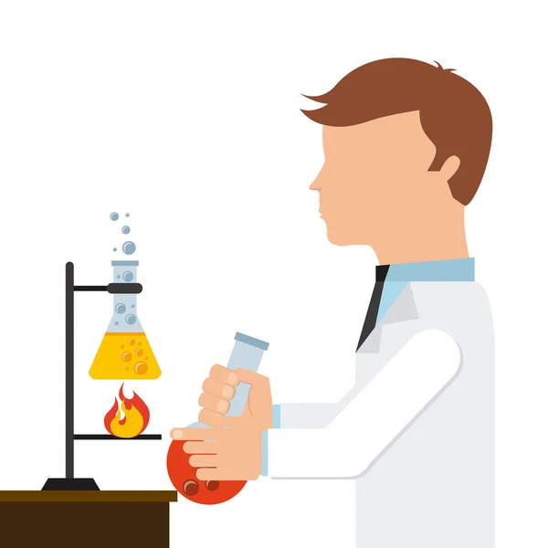 Laboratorio científico — Archivo Imágenes Vectoriales