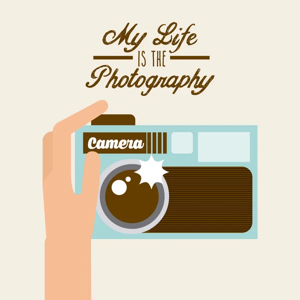 Photographic icon — Stock Vector