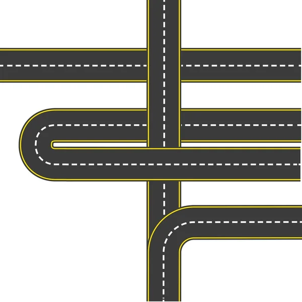 Silniční dálnice — Stockový vektor