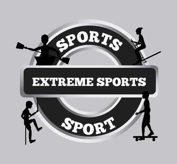 Extreme sport — Stock Vector