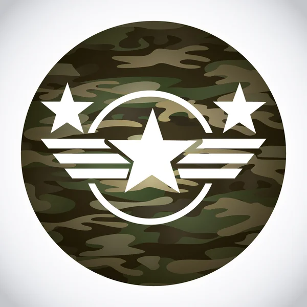 Emblema militare — Vettoriale Stock