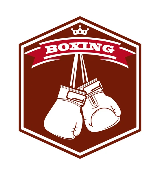 Boxing sport — Stock Vector