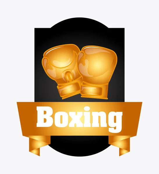 Boxeo deporte — Archivo Imágenes Vectoriales