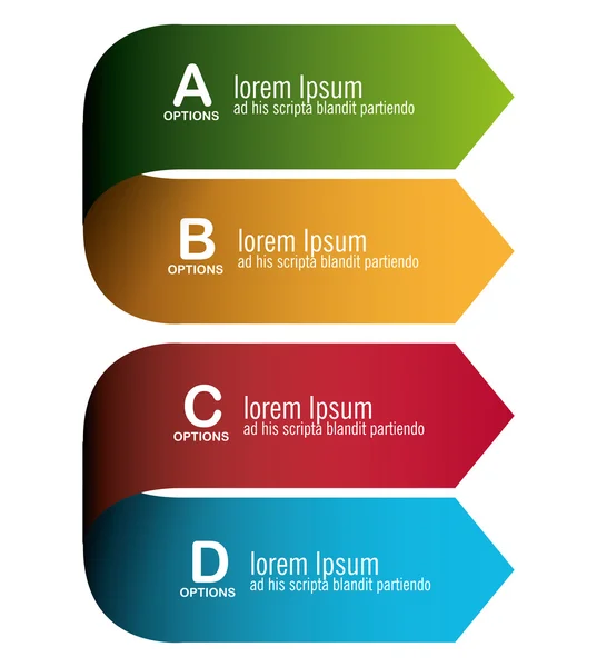 Diseño infográfico . — Vector de stock