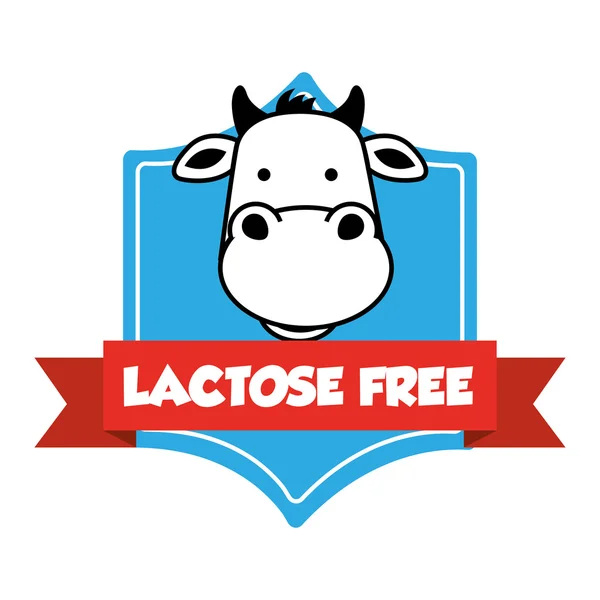 Sans lactose — Image vectorielle