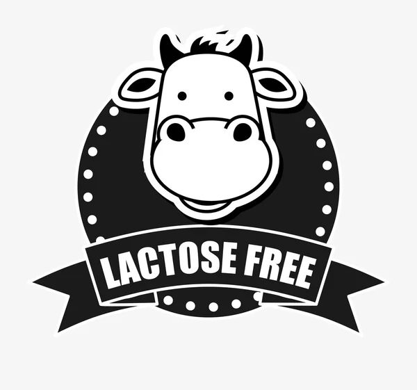 Lactose free — Stock Vector