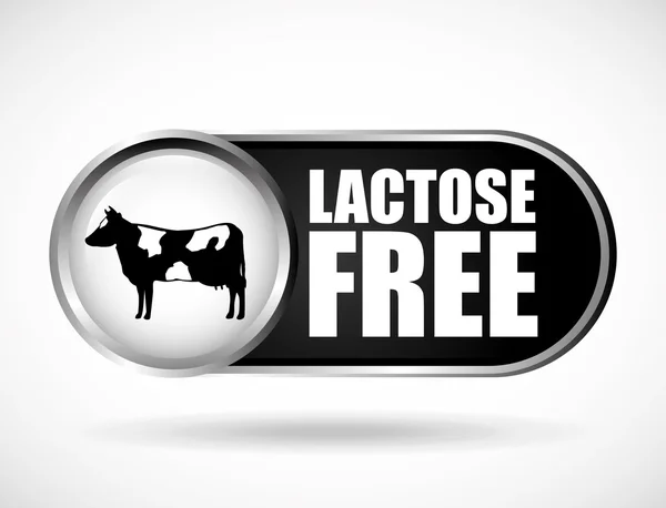 Sem lactose — Vetor de Stock