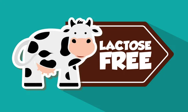 Lactose free — Stock Vector