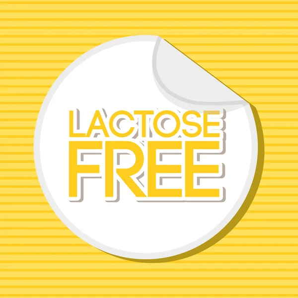 Lactose free — Stock Vector