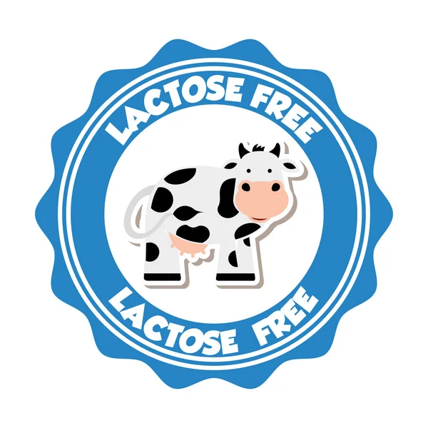 Sem lactose — Vetor de Stock