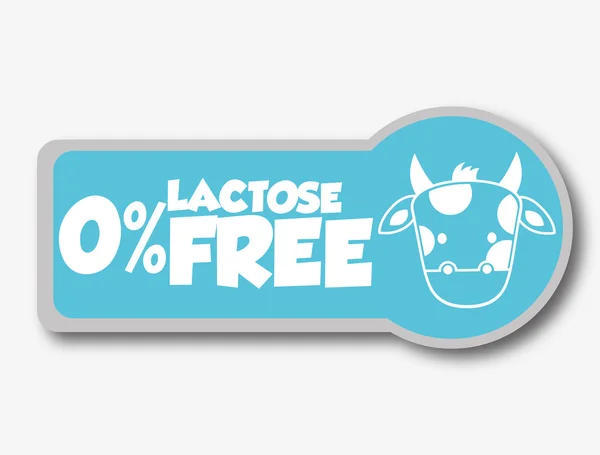 Lactose free — Stock Vector