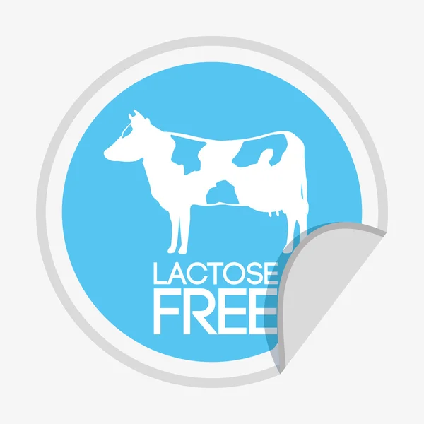 Sem lactose — Vetor de Stock