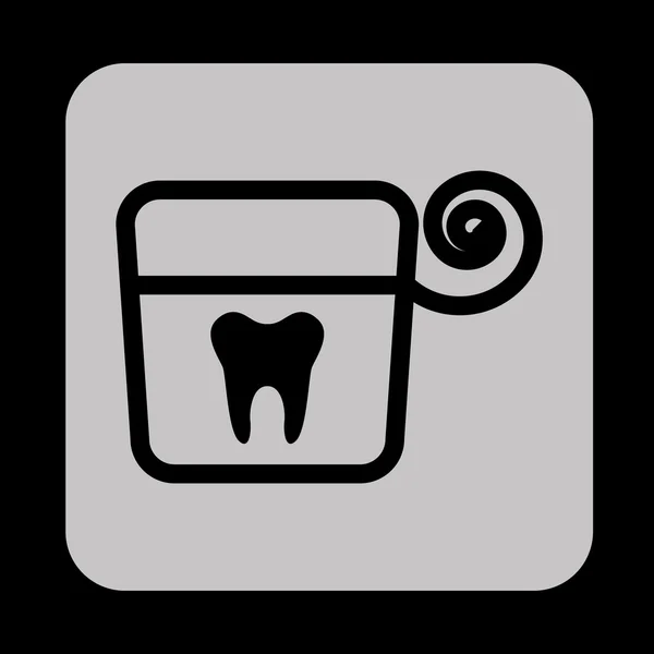 Ícono de los dientes — Vector de stock