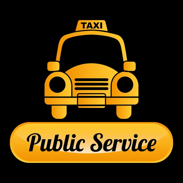 Servizio taxi — Vettoriale Stock