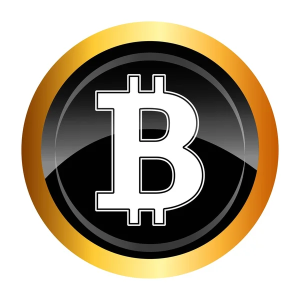 Bit coin — Stock Vector