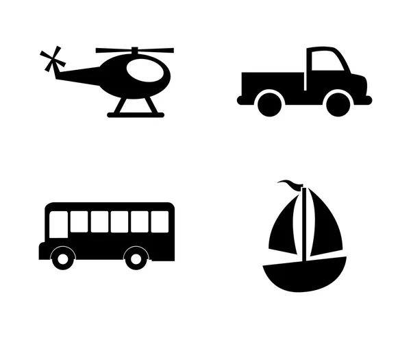 Icono de transporte — Archivo Imágenes Vectoriales