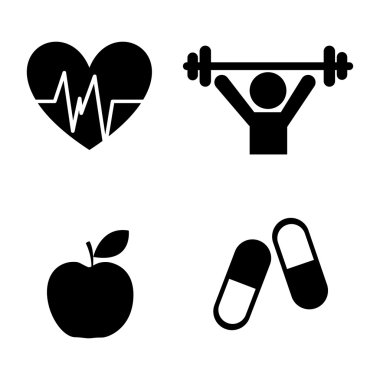 spor salonu simgeler 