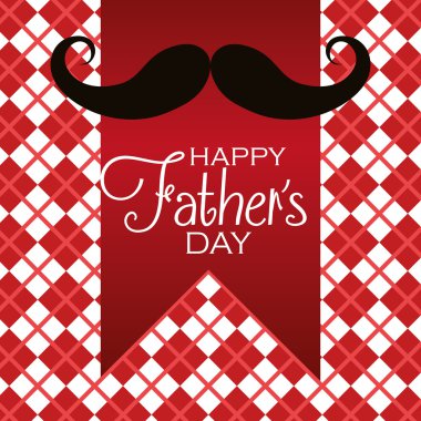 Mutlu Babalar günü kartı tasarım.
