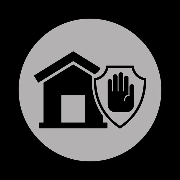 Sicherheit zu Hause — Stockvektor