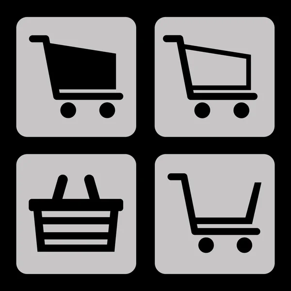 Ícones de compras — Vetor de Stock