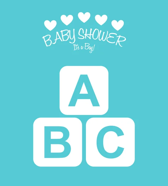 Baby shower — Stock Vector